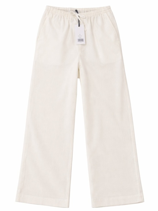 Onia Pants - Onia Wide-Leg Pants in Off-White/Cream